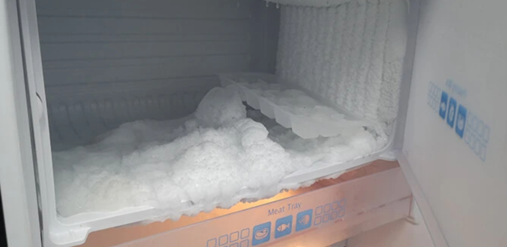 Trick to defrost a freezer the ice will disappear without unplugging it